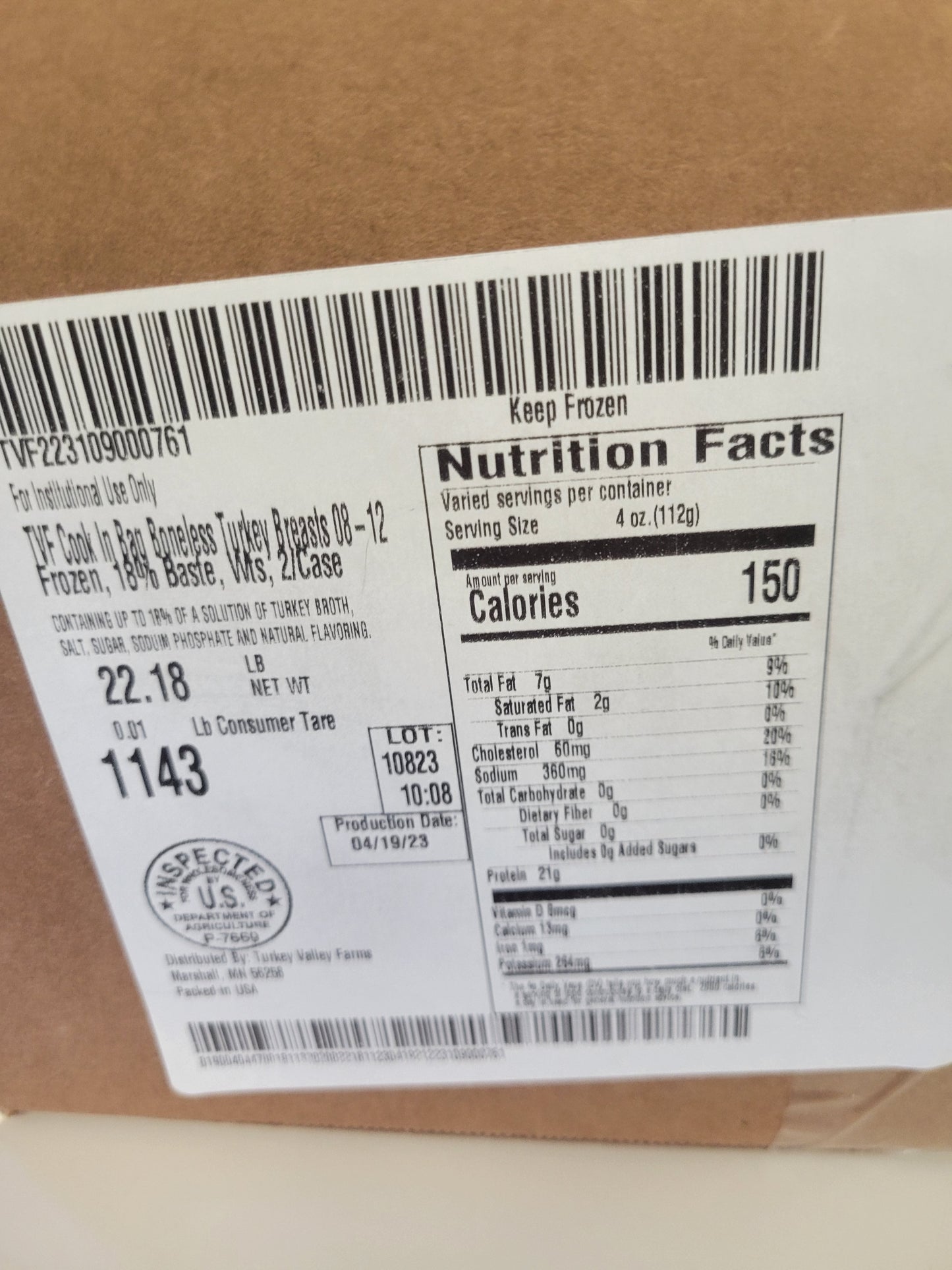 Sweetheart Premier Roast Turkey Breast 2 Pack - 18-23lb Choose your weight