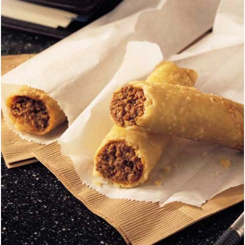 72 Ct - Crispitos Fully Cooked Chicken & Cheese Flour Tortilla Roll Ups