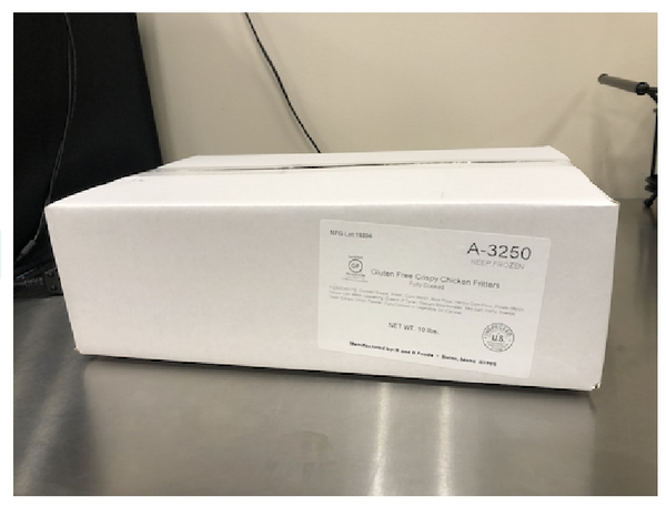 10 lb Case Gluten Free Pre-cooked Tempura Chicken Nuggets - LOCAL