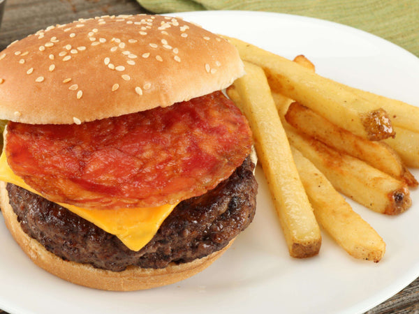 Fan Favorite: 192 Ct. Fully Cooked Bacon Rounds (Perfect Shape for Burgers or Breakfast Sandwiches)