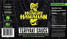 NEW: 1/2 gallon Gluten Free Teriyaki Sauce
