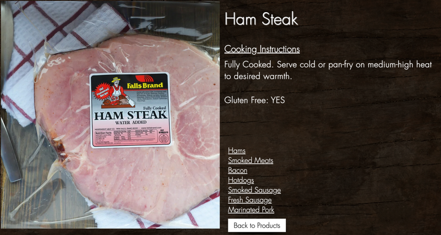 OVERSTOCK DEAL: Local 16 ct. Ham Steaks, Fully Cooked (about 1 lb each)