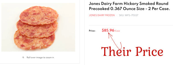 Fan Favorite: 192 Ct. Fully Cooked Bacon Rounds (Perfect Shape for Burgers or Breakfast Sandwiches)