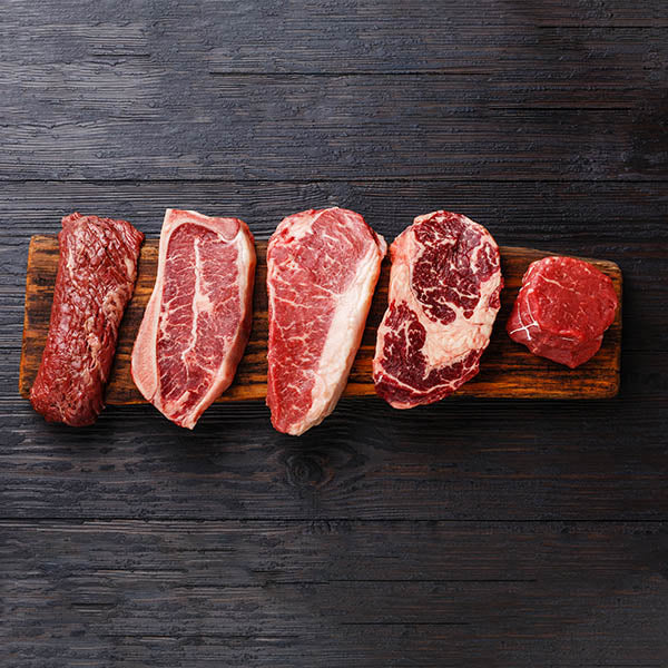 20 lbs. Grass fed/Grass Finished Assorted Mixed Cuts Beef Box Golden Hour Farm