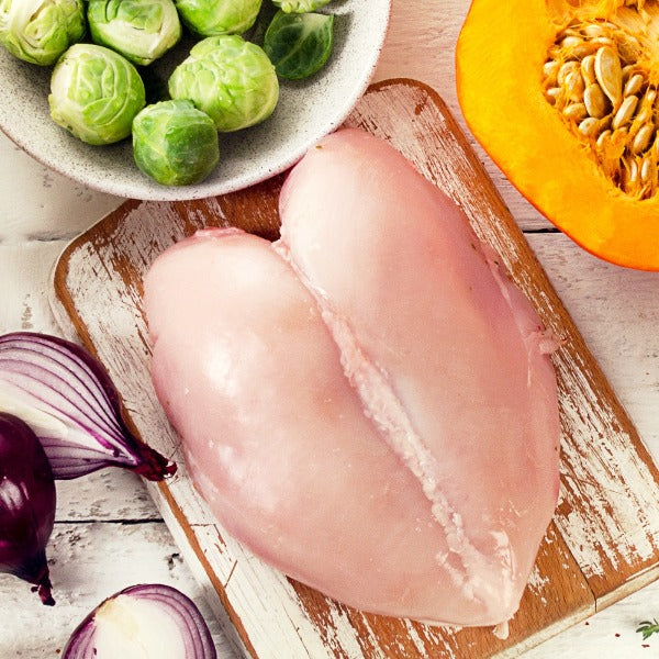 $99!! Chicken Breast: 40lb Case, Fresh, Boneless, Skinless, Natural, Cage-Free, Antibiotic-Free