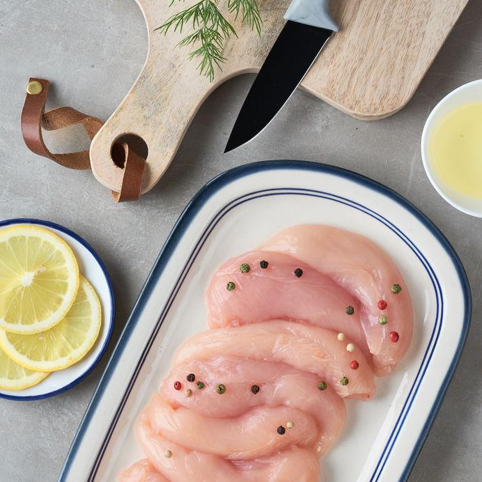 Chicken Tenderloins: 20 lb. Case,  Fresh, Boneless, Skinless, Antibiotic-Free, Cage Free, No Added Hormones or Steroids