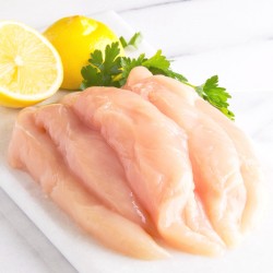 Chicken Tenderloins: 20 lb. Case,  Fresh, Boneless, Skinless, Antibiotic-Free, Cage Free, No Added Hormones or Steroids