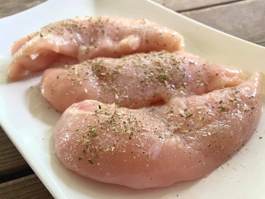Chicken Tenderloins: 20 lb. Case,  Fresh, Boneless, Skinless, Antibiotic-Free, Cage Free, No Added Hormones or Steroids