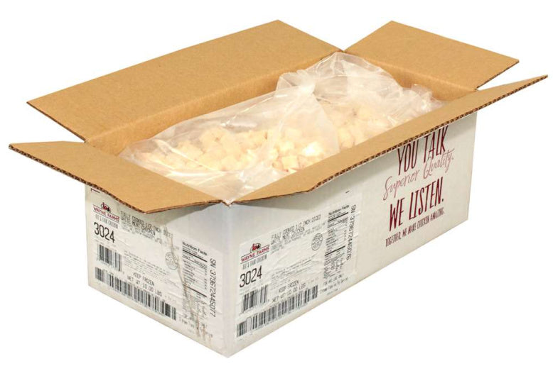 MASSIVE PRICE DROP: 10lb Case of Pre-Cooked Diced Chicken Breast