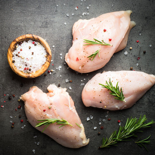$99!! Chicken Breast: 40lb Case, Fresh, Boneless, Skinless, Natural, Cage-Free, Antibiotic-Free