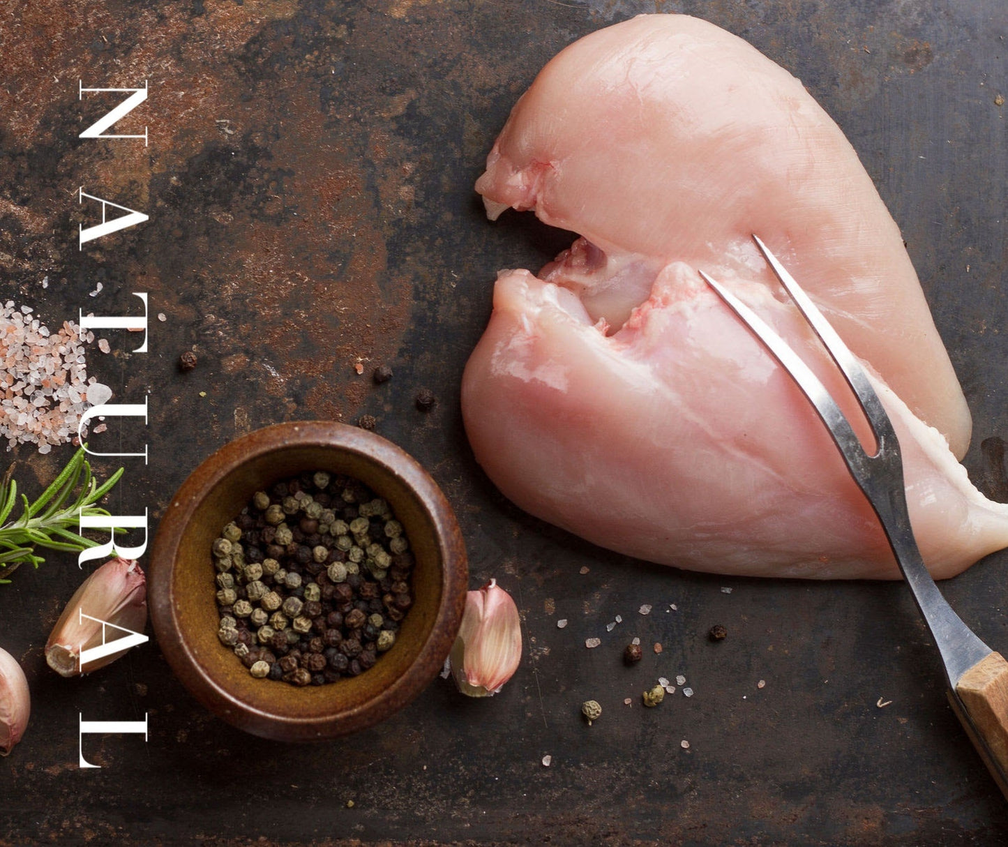 ALREADY PREPPED 40 lb Case: Natural Chicken Breast, Trimmed, Vacuum Packed in 2 ct. Packs, Frozen, Freezer Ready