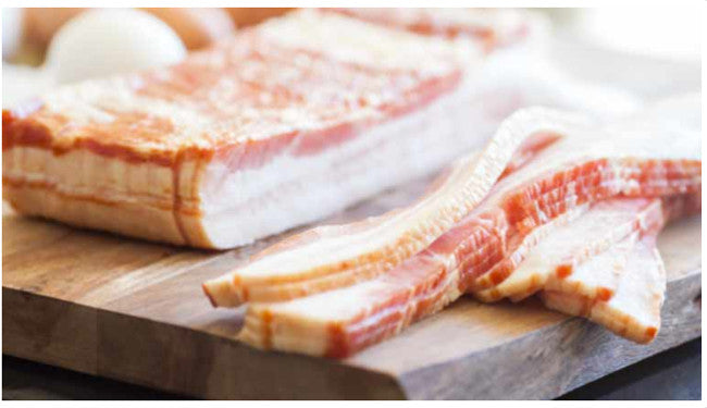 15 lb Case: Honey Cured Thick Cut Bacon